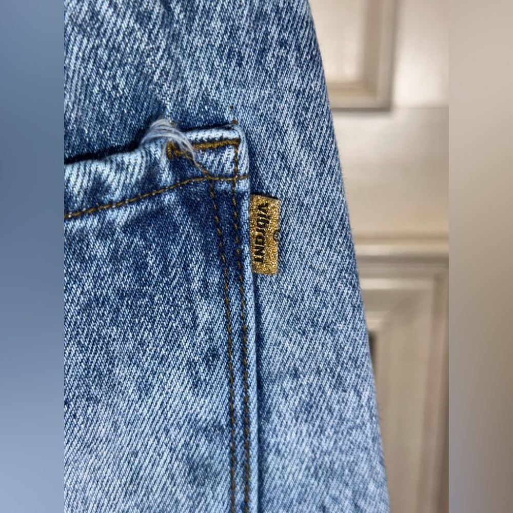 Vibrant M.I.U.‎ Wide Leg Jeans 9 Distressed Indie Sleaze Grunge - Picture 3 of 6